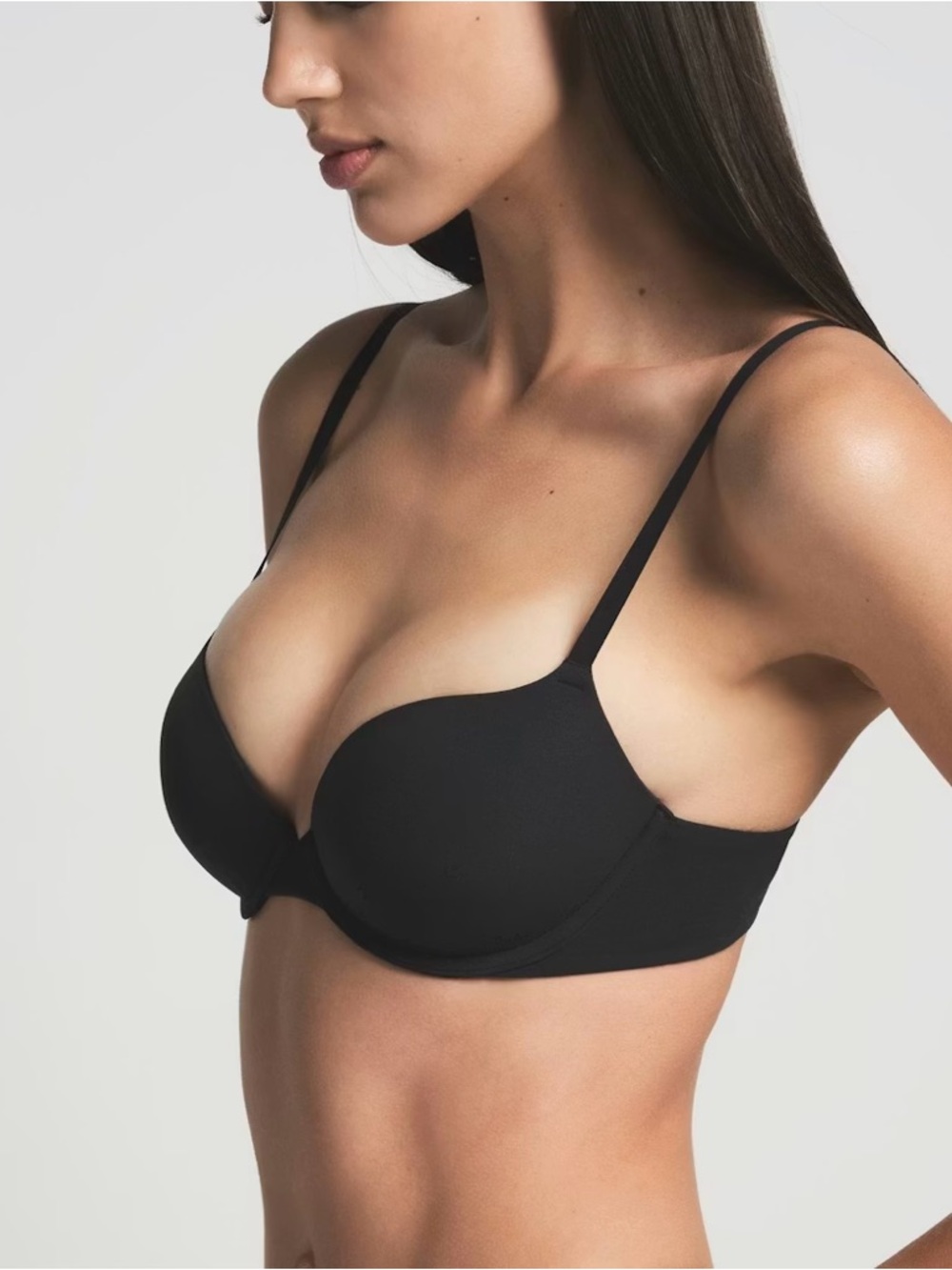 SKIMS Fits Everybody Push-Up Bra in Onyx